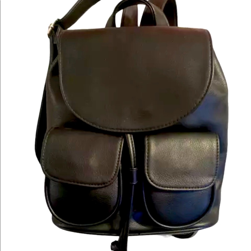 Backpack Black small Flap Closure Wild Fable